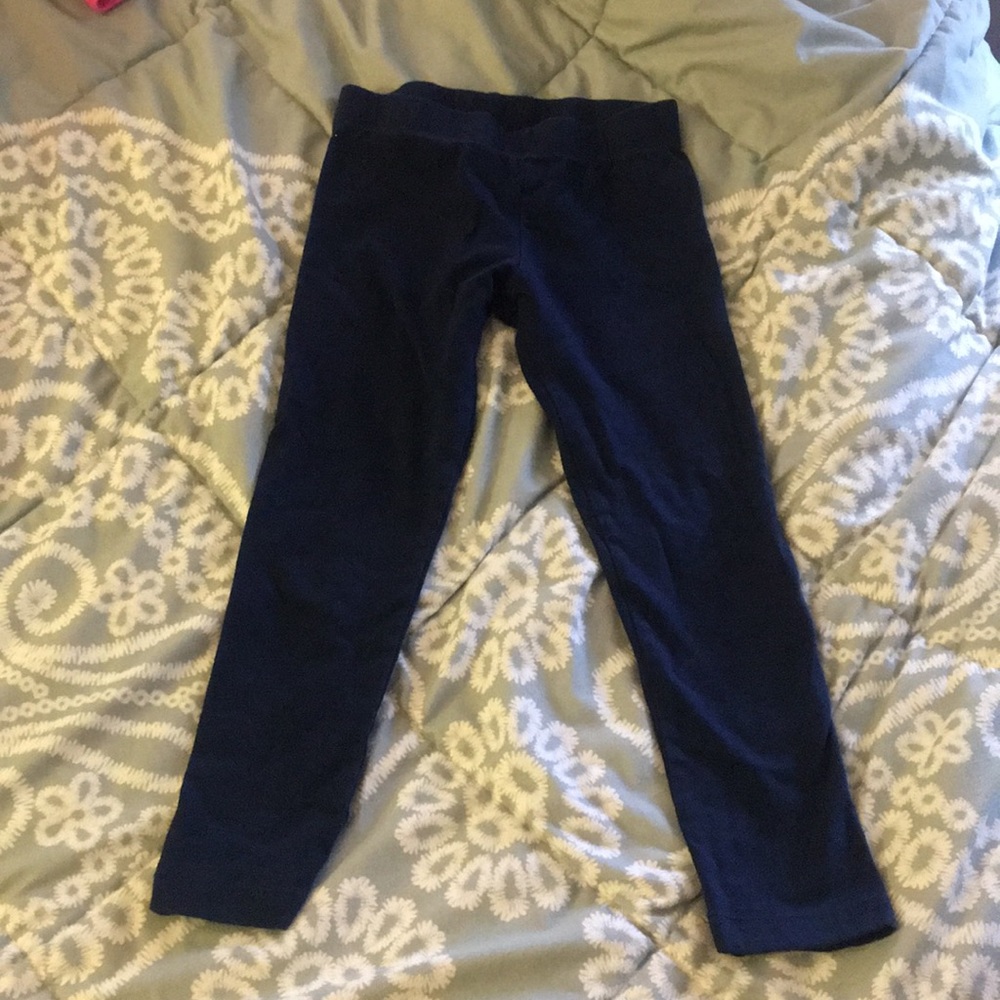 Navy girls leggings